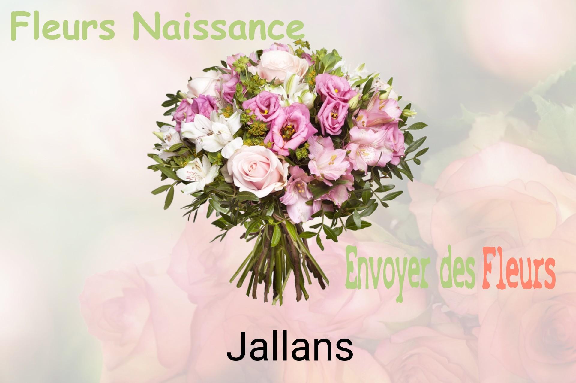 Bouquet de fleurs de naissance livré à Jallans